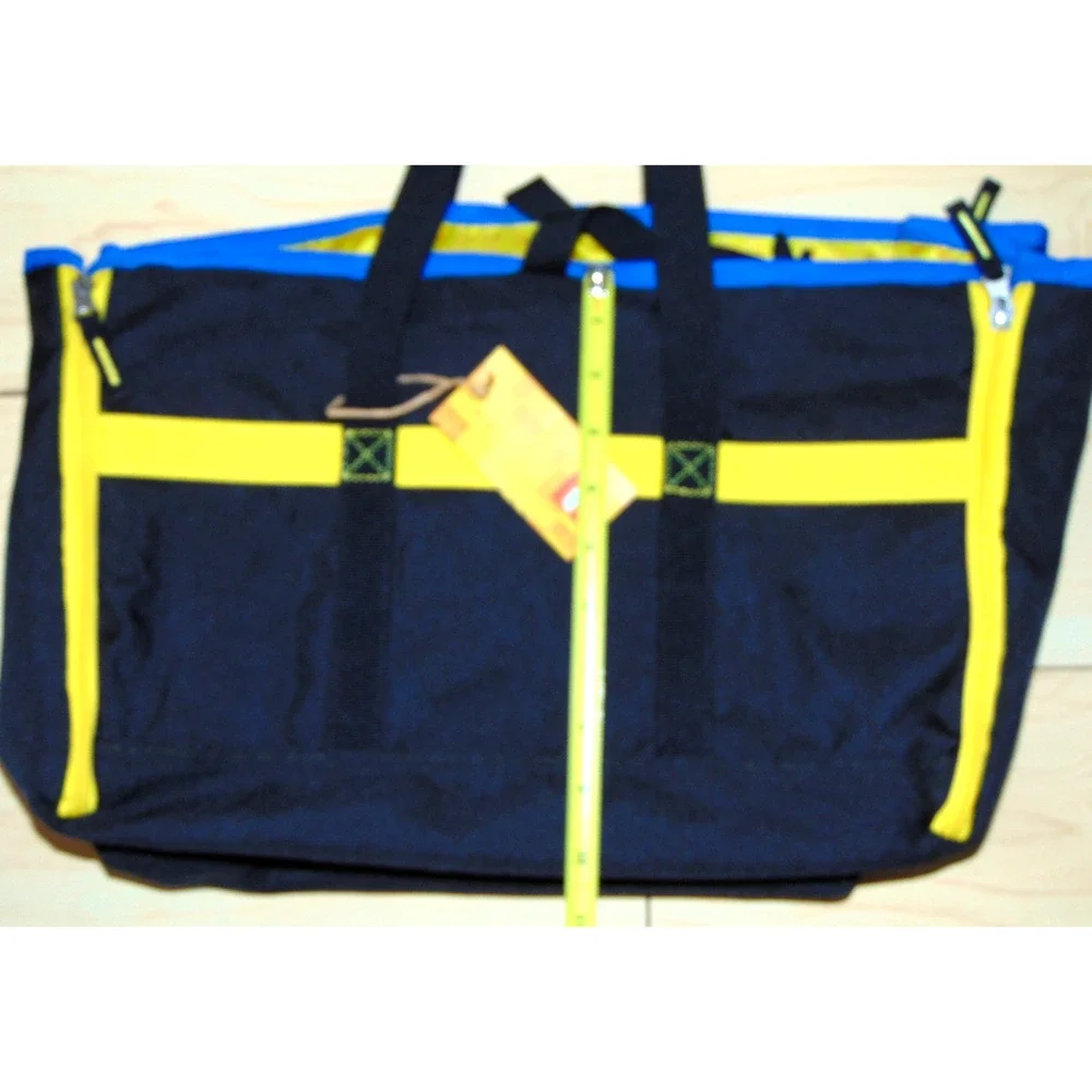LEGO Tote Bag Black & Yellow Carry Gear Solutions RPET Recycled NWT Retired